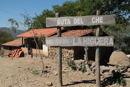 Ankunft in "La Higuera"