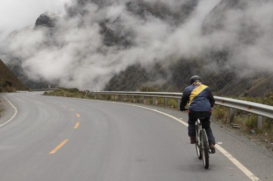 ab gehts in die Wolken...