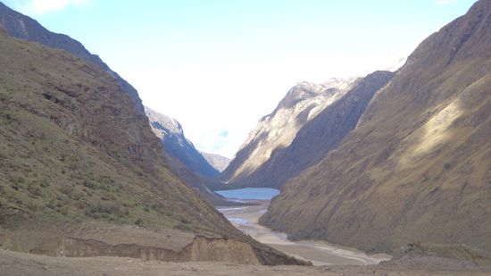 Früh morgens - der Ausblick auf das Santa Cruz Tal