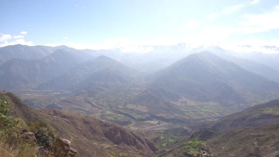 Auf derselbigen Fahrt - die Aussicht auf die Cordillera Negra war überwaltigend...