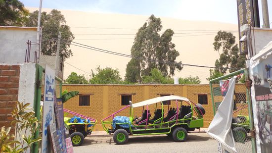 Der Buggy steht auch schon bereit 