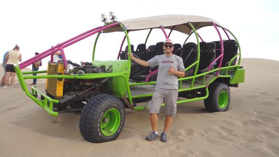 Platz für 14 Passagiere das Ding