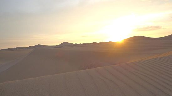 Sonnenuntergang in der Wüste