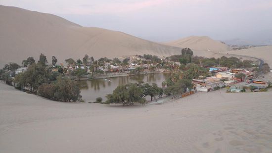 Huacachina von oben - schön, nicht? 