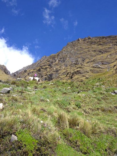 Das steilste Stück...