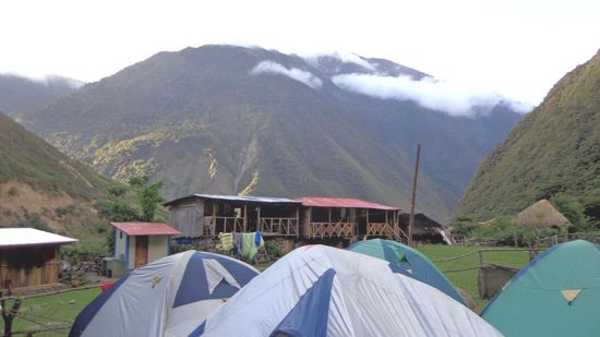Im zweiten Camp angekommen