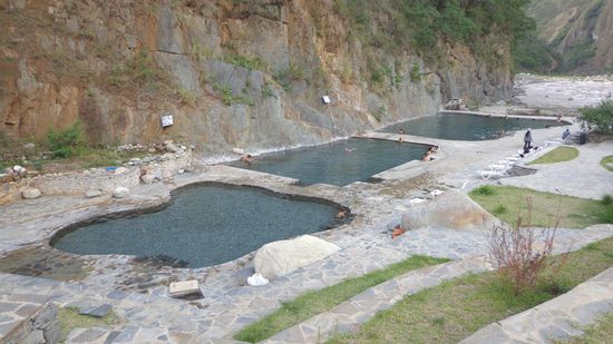 Hot springs bei Santa Teresa - unsere Nachtmittagsbeschäftigung 