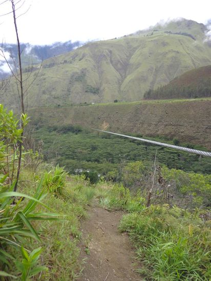 Dieselbe kurz vor meinem Start - kein Ende in Sicht 