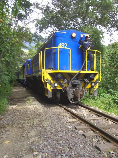 Der Zug von Aguas Calientes nach Cusco