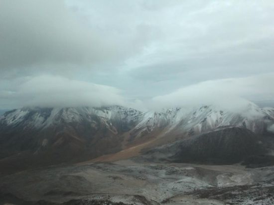 Ausblick aufm Aufstieg - mit etwas Glück konnte man mal etwas sehen