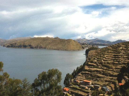 Aussicht von unserem Hostel