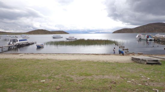 Beim Mittagssnack in Cha'llapampa...