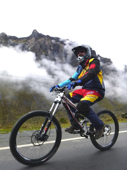 Jeremie in voller Fahrt! 