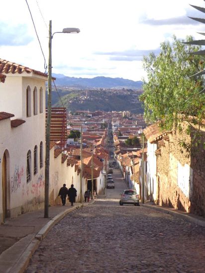 Strasse in Sucre
