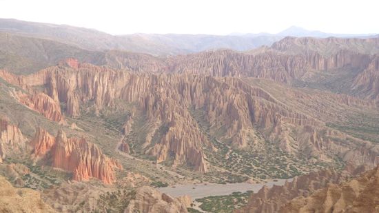 Auf dem Weg zum Nationalpark - toller Viewpoint (nahe Tupiza)