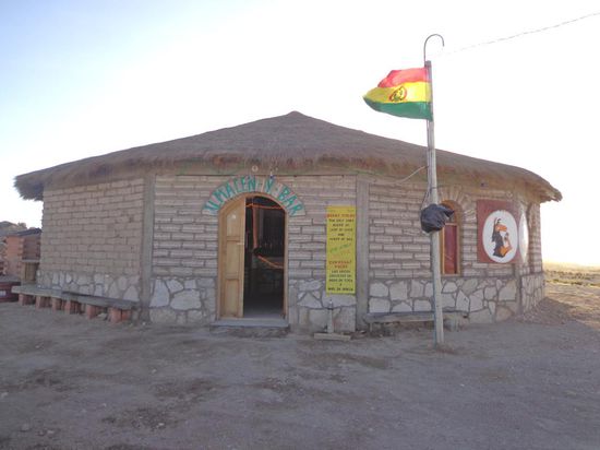 Der Ort unserer wohlverdienten "Fiirobigbierli" - insbesondere Sian hatte eines nötig... typisch englisch 