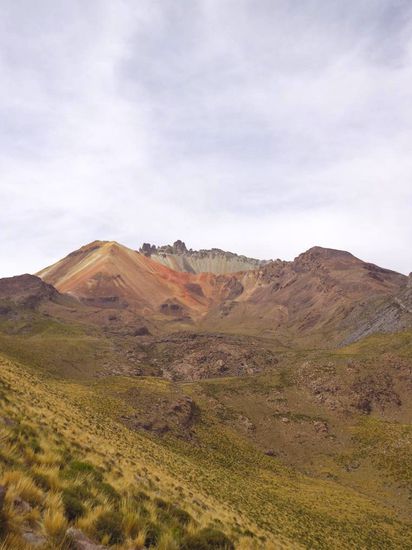 Der Krater aus der Nähe