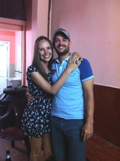 Sian und ich am Weihnachtsabend