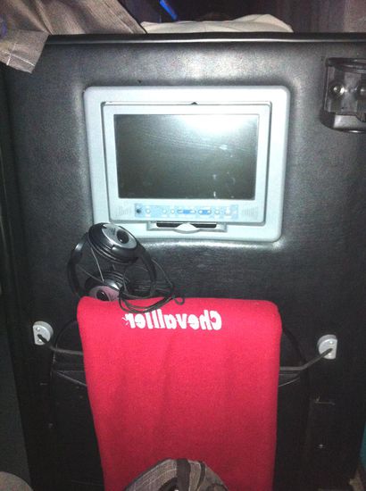 Meine Kabine im Suite-Bus von Cordoba nach Buenos Aires... ganz schöner Luxus! 