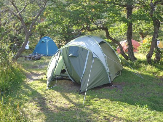 Unser Schlafplatz für die zweite Nacht - das sieht doch schon viel gemütlicher aus 
