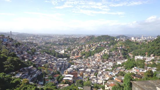 Ausblick auf Rio von Santa Teresa aus in der Nähe meines Hostels