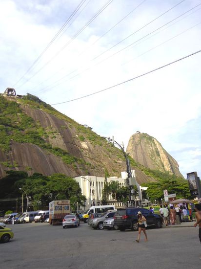 Der Zuckerhut von der Talstation aus