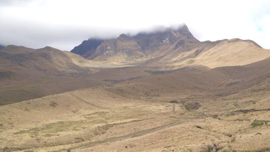 Wetter war so na ja - der Gipfel machte anfangs jedenfalls einen auf inkognito 