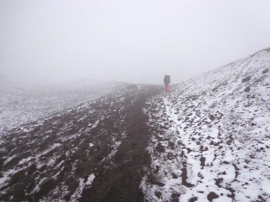 Auf dem Weg zur Schutzhütte