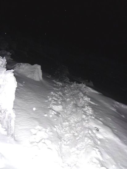 Man siehts zwar nicht, aber das ist verdammt steil hier Leute.