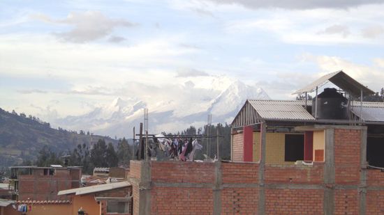 Nochmals - im Hintergrund der Huascaran