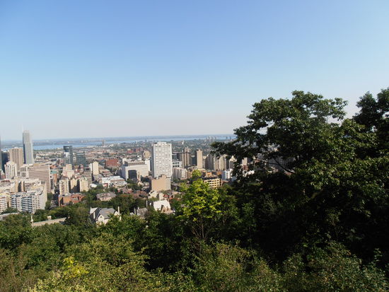 Blick vom Mount Royal auf Montreal