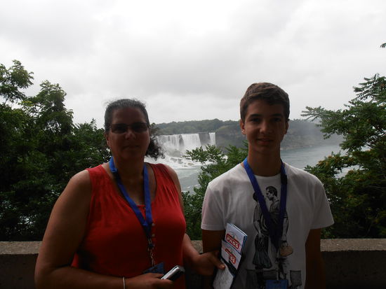 Ankunft bei noch recht diesigem Wetter und leichten Sprühnebeln