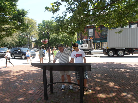 Im Ortszentrum von Newport/Rhode Island