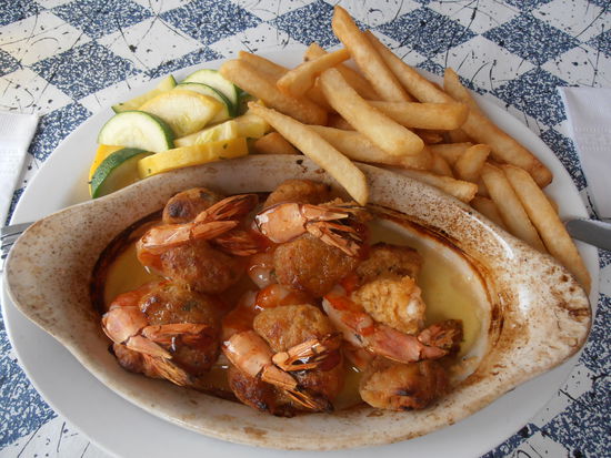 Konservativer King-Prawn-Teller von mir. So was von lecker.....