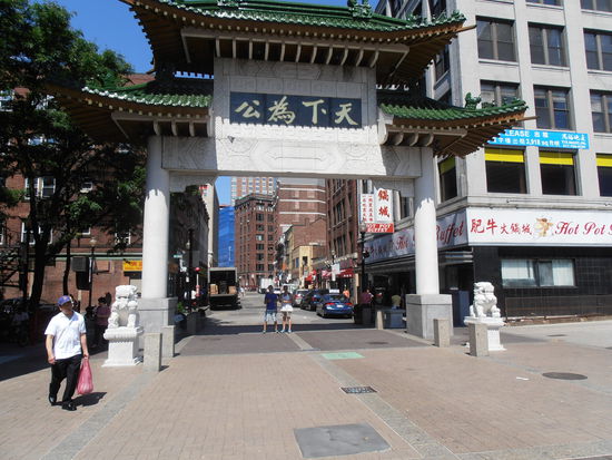 Der Eingang zu Chinatown Boston