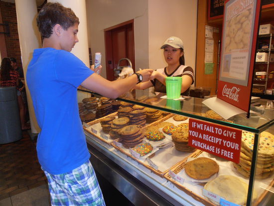 Ein "Brownie" muss schon sein, vor allem, wenn man ständig Hunger hat