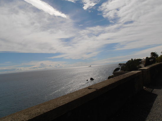 Traumhafter Blick über den Golf bei "noch" schönem Wetter