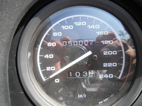 Leider konnte ich bei meinem 50Tsd.-km nicht stehenbleiben, war in einer Baustelle