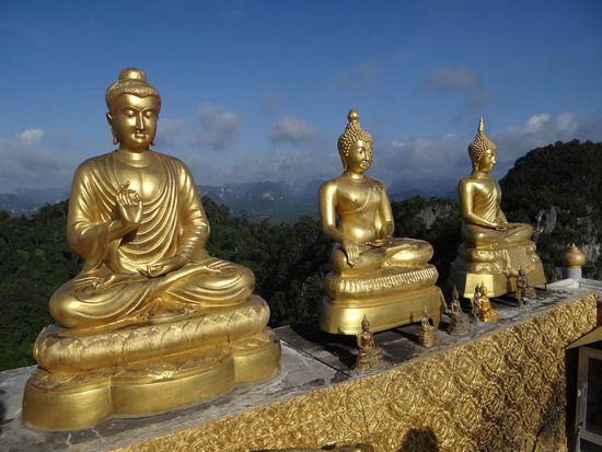 Auf dem Tempel des Tigercaves...