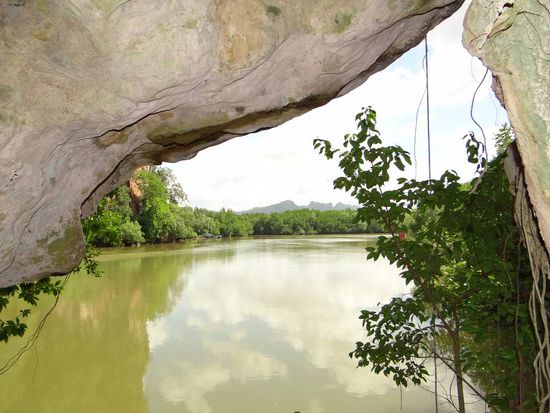 Aus der Höhle heraus...