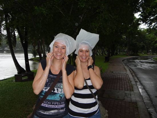 den Trick haben wir uns von den Thais abgeschaut...