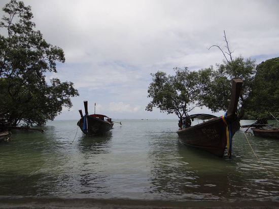 Die Ankunft am Strand...