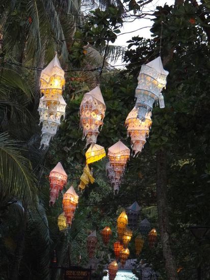 Lampions am Strand...