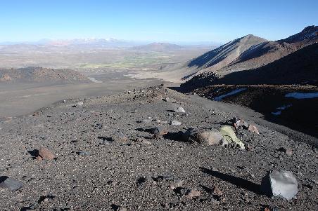 wir sind auf 5300m eingerichtet