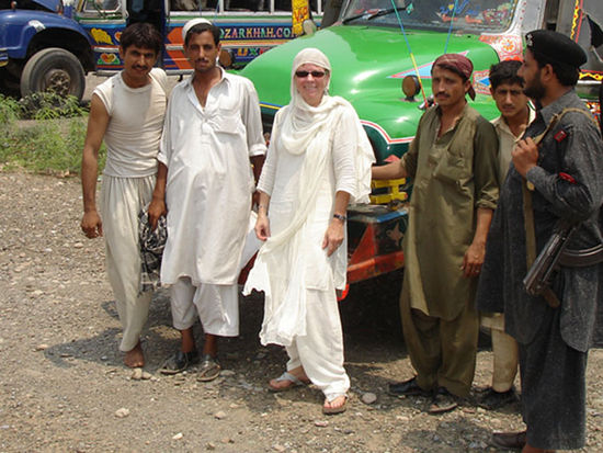 Als Belohnung möchte "Mann" natürlich ein Foto mit "German Lady"