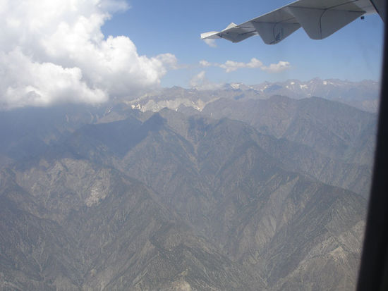 Wunderbarer Flug nach Chitral