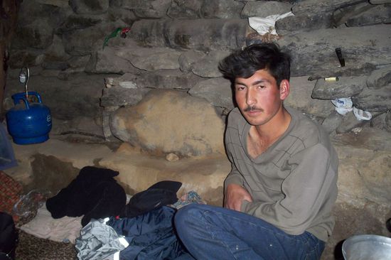 und wir werden sofort eingeladen zum Chai