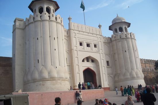 Lahore Fort, das leider auf Grund eines Festes geschlossen war