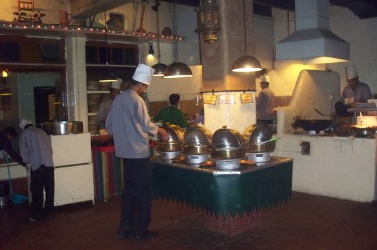 es gibt kaum einen Unterschied zu einem Edelrestaurant hier in Deutschland