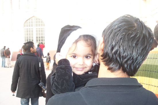 ein ganz süßes Lächeln wird mir geschenkt